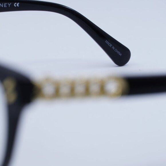 🕶️ New Stella McCartney SC50005I 001 Eyeglasses - Black/Gold Frame 53mm - Picture 8 of 10